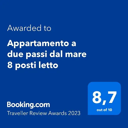 A Due Passi Dal Mare 8 Posti Letto *